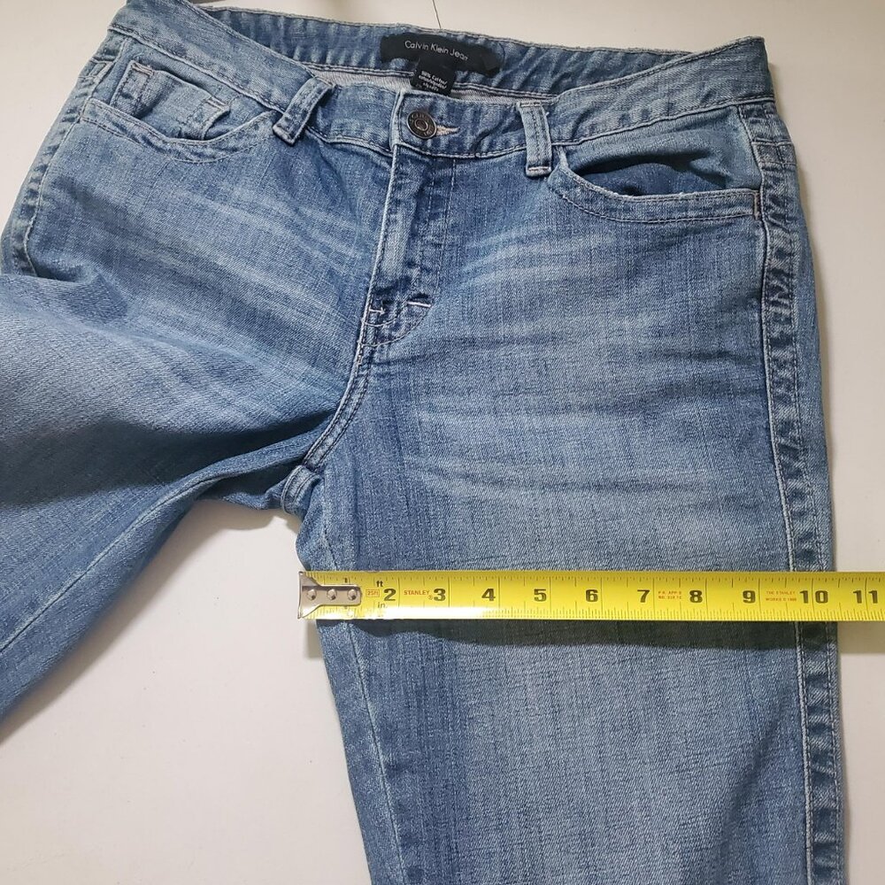 Calvin Klein bootcut jeans Y2K with Flap Pockets Sz 10 womens- shipping incl - Picture 10 of 16